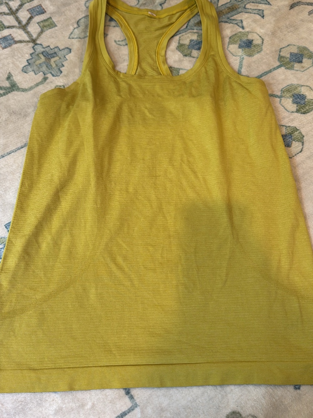 lululemon athletica Women's Racerback Tank in Chartreuse